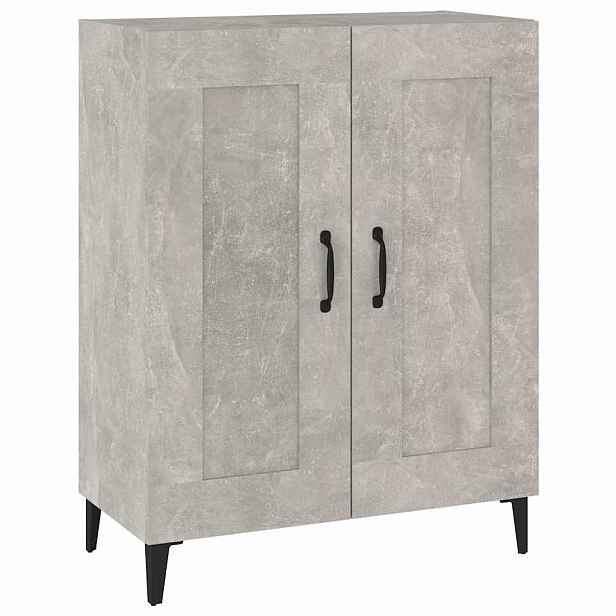vidaXL Příborník betonově šedý 69,5 x 34 x 90 cm kompozitní dřevo