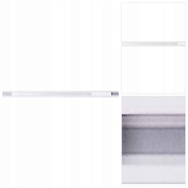 Bílé kolejnicové osvětlení Magnetic Lin plochá linie v ložnici MaxLight