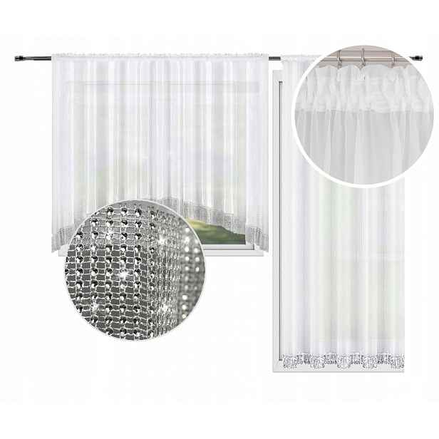 Komplet Balkónových Závěsů 400x250 150x250 Elegance a Lehkost