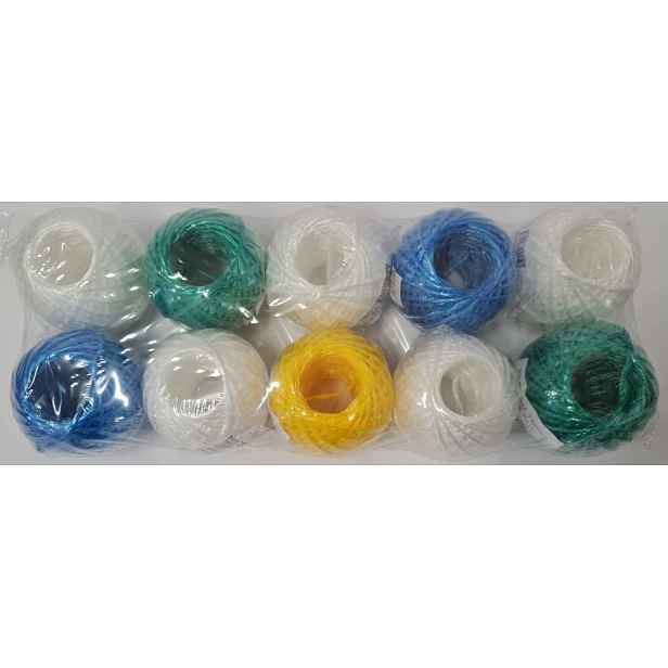 motouz 50g PP, 25m, dTEX 20000, CZ, barevný