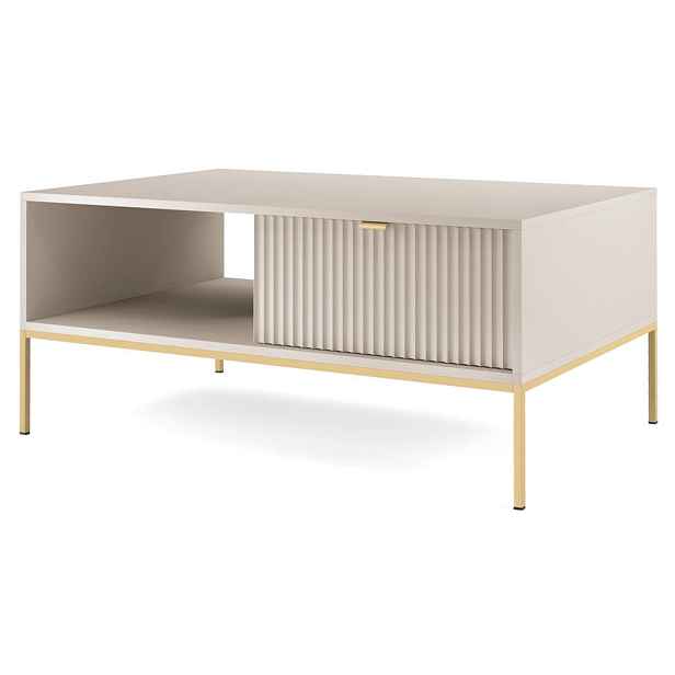 MASSENO KONFERENČNÍ STOLEK STELLARE, 104 cm, kašmírový