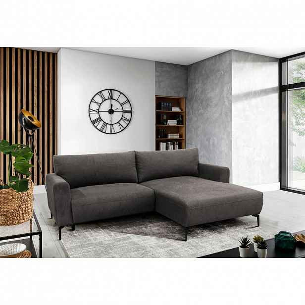 MID.YOU ROHOVÁ SEDAČKA, textil, hnědá