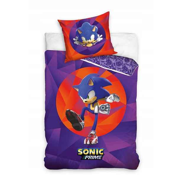Dětské povlečení Sonic Prime 140 x 200 cm bavlněné