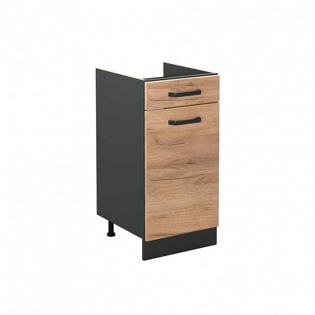 Vicco SPODNÍ SKŘÍŇKA KUCHYŇSKÉ LINKY R-Line, Zlatý mocný dub/Antracit, 40 cm bez pracovní desky