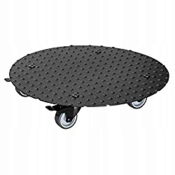 Wagner Plant Scooter Alaska Black Ø 38 x 7,5 cm Květinový váleček pro oblast