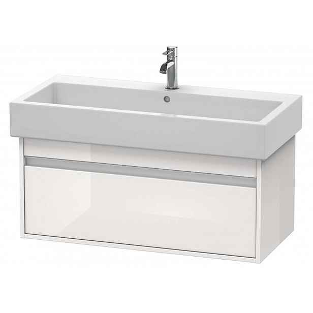 Duravit Ketho - Umyvadlová skříňka 41x95x44 cm, 1 zásuvka, lesklá bílá KT668802222