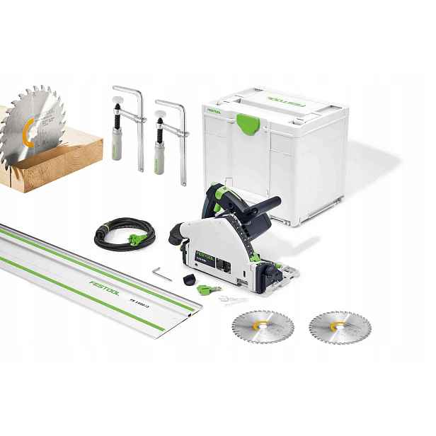 Festool Zahloubení TS55 FEBQ-Plus Max Set Svěrky Kotouč XXL Lišta