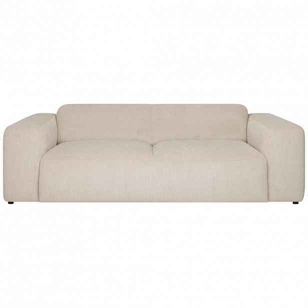 MID.YOU TŘÍMÍSTNÁ POHOVKA, textil, béžová