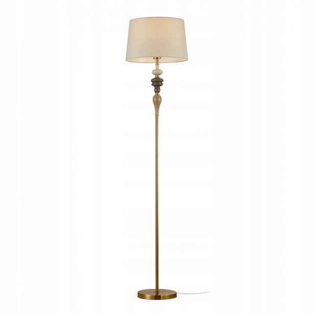 Moren, Stylová, dekorativní stojací lampa, podlahová s stínítkem, E27