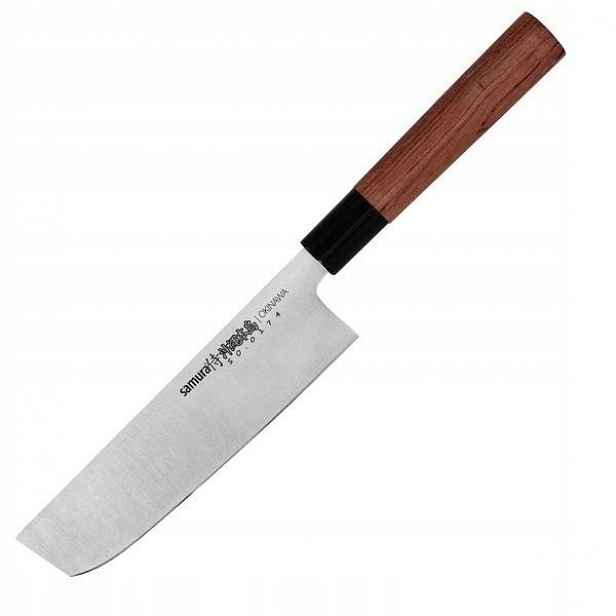 Nůž Šéfkuchaře Samura Okinawa Nakiri, čepel 17 cm, dřevěná, z oceli