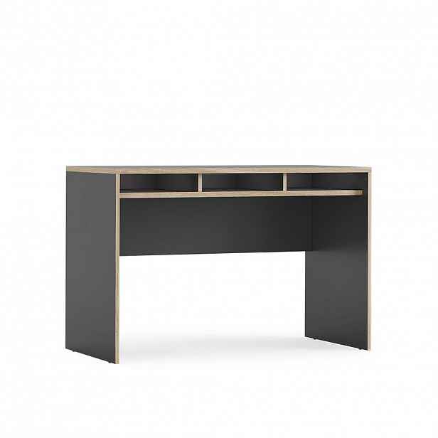 Vicco PSACÍ STŮL Tetrix Antracit 112 x 55 cm se 3 přihrádkami