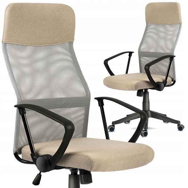 Kancelářská Otočná Židle, Nastavitelná, Ergonomická, Látková Kancelářská Židle