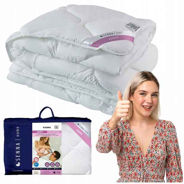Antialergická Přikrývka 135X200 Happy Bílá Polyester