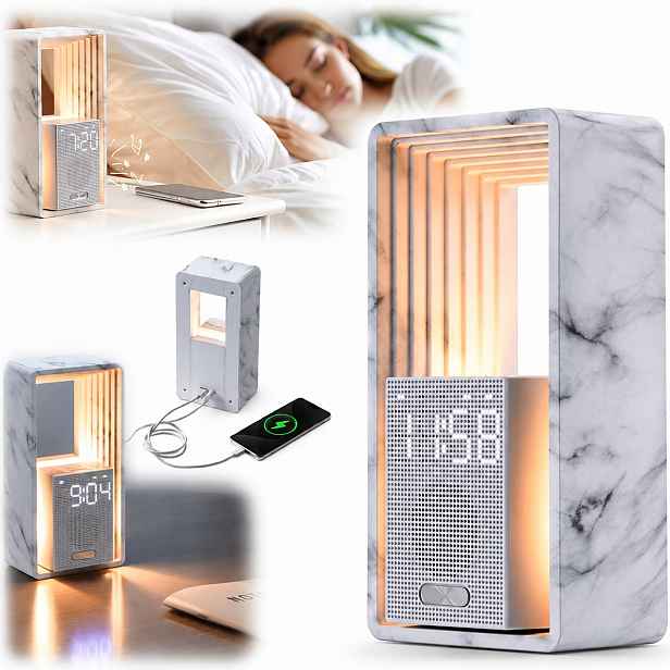 Noční lampa Led lampa hodiny digitální budík generátor šumu Usb