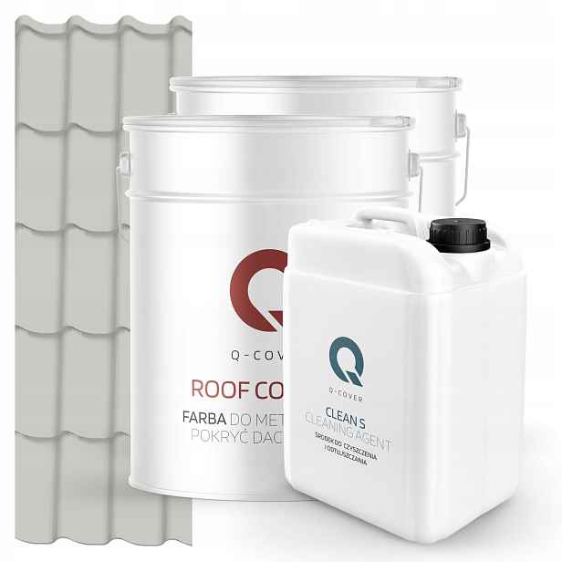 Barva Střecha Kov Podklad Odmašťovač Bílý Papyrus Ral 9018 74 m2 Polomatná