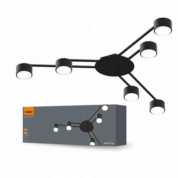 Stropní Led svítidlo GX53 Osvětlení z hliníku VL-SPF21B-B IP20 Černá