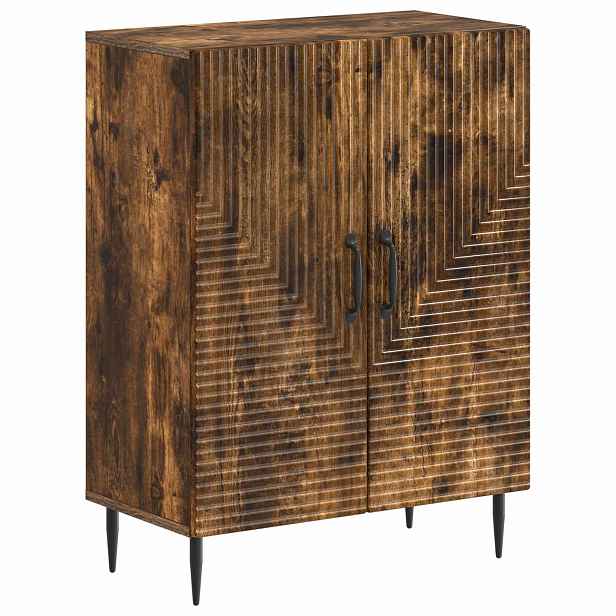vidaXL Koupelnová úložná skříň HAARLEM Kouřový dub 59,5 x 31 x 80 cm