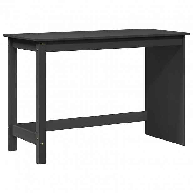 vidaXL Stůl Šedá 112 x 50 x 75 cm Masivní borovicové dřevo