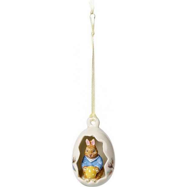 Villeroy & Boch Bunny Tales velikonoční závěsná dekorace, zajíček Max ve vajíčku
