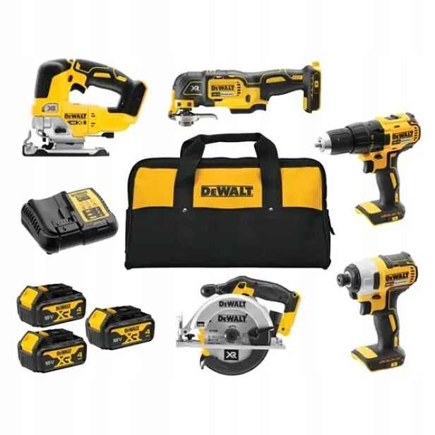 DeWalt DCK503M3 aku kombo sada DCD777+DCF787+DCS391+DCS355, 18V/3*4Ah, přep