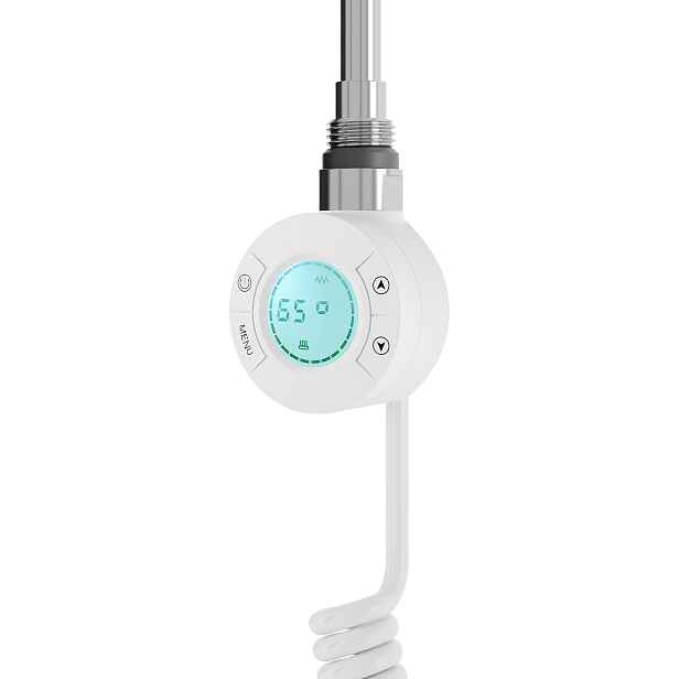 Elektrická topná tyč do radiátoru Mexen s termostatem Wi-Fi 300 W, bílá