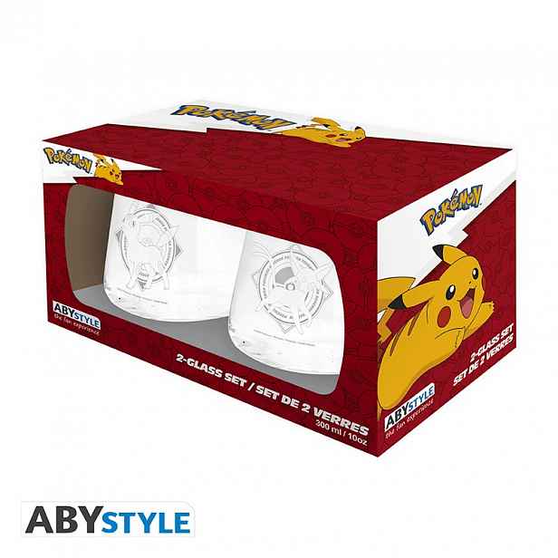 Set Sklenic Pokémon Espeon & Umbreon 2ks 30cl