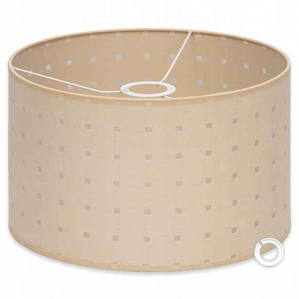 Stínidlo Klosz Stropní Svítidlo pro Stojací Stropní Lampu Béžová e14 e27 35 cm 25 cm