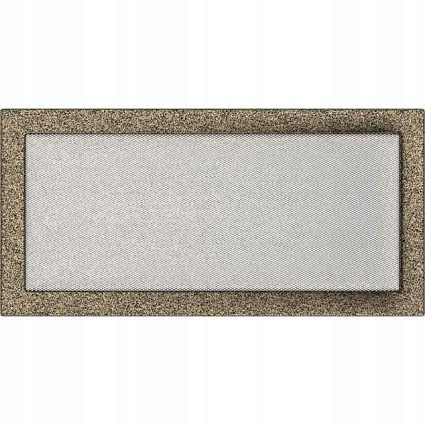 Ventilační mřížka 22x45 černo-zlatá