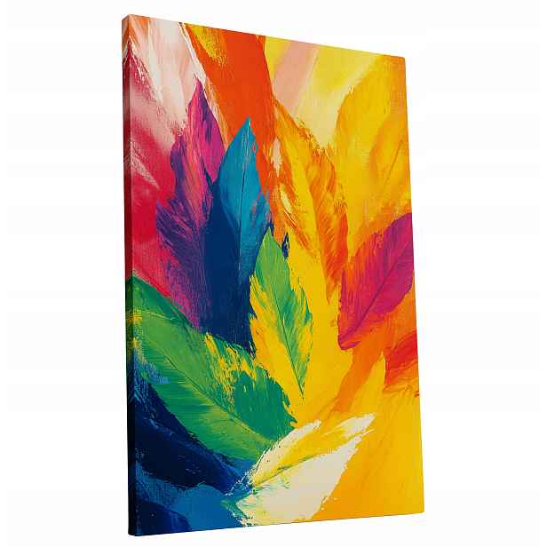 Obraz na plátně Barevný Abstraktní Světlý obraz do bytu, pokoje, obýváku 60x90
