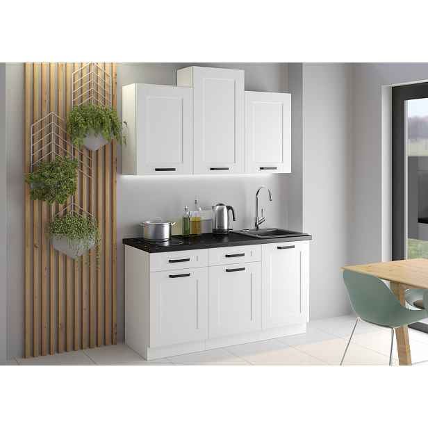 Kuchyňská linka 150 cm Luna 1 - Bílá + Bílá
