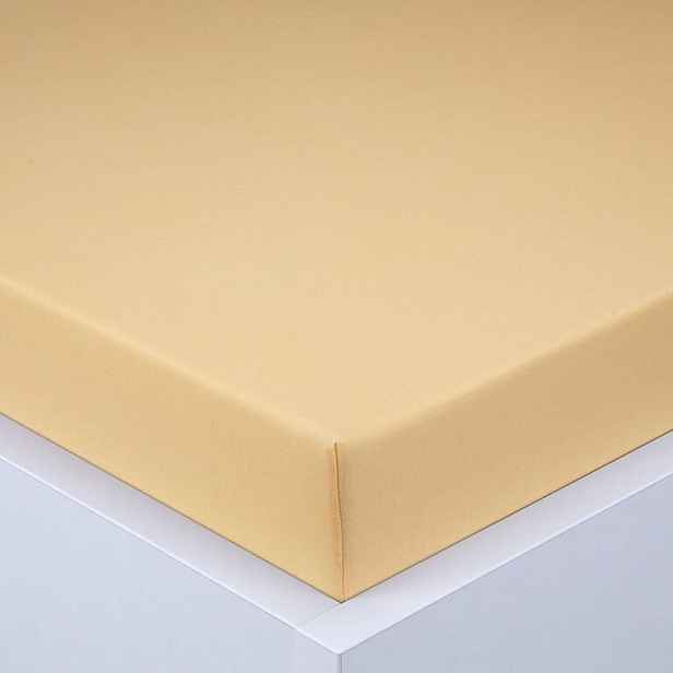 Napínací prostěradlo jersey EXCLUSIVE žluté 90 x 200 cm