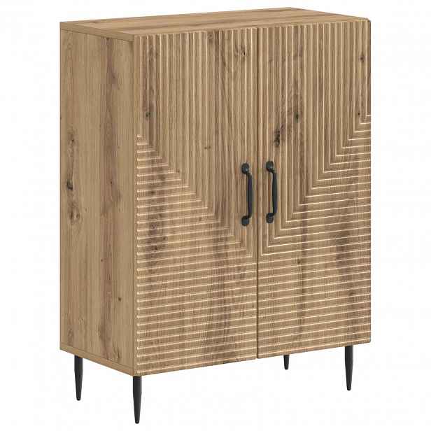 vidaXL Koupelnová úložná skříň HAARLEM Dub artisan 59,5 x 31 x 80 cm