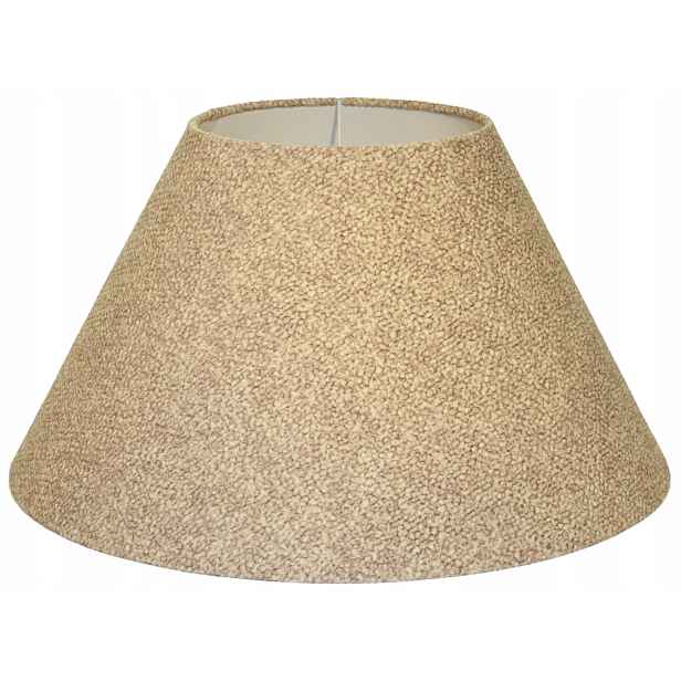 Stínidlo kuželové E27 béžové 20/45 h24 cm Zavinovací okraje Arezzo