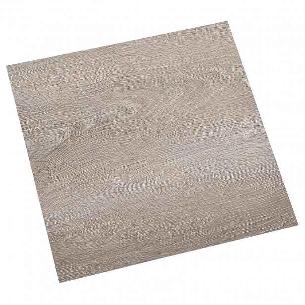 vidaXL Samolepicí podlahová prkna Taupe 30,5 x 30,5 cm 20 ks PVC