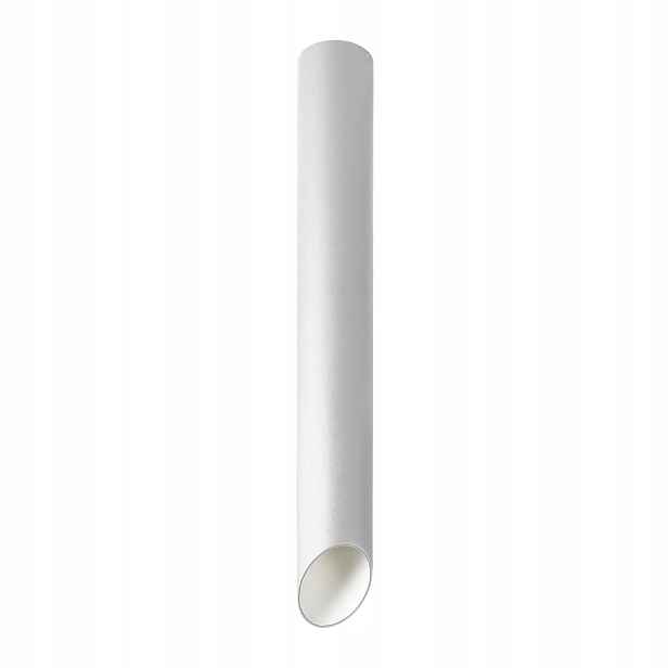Stropní svítidlo bílá tuba 75 cm, šikmá, teplá barva Italux