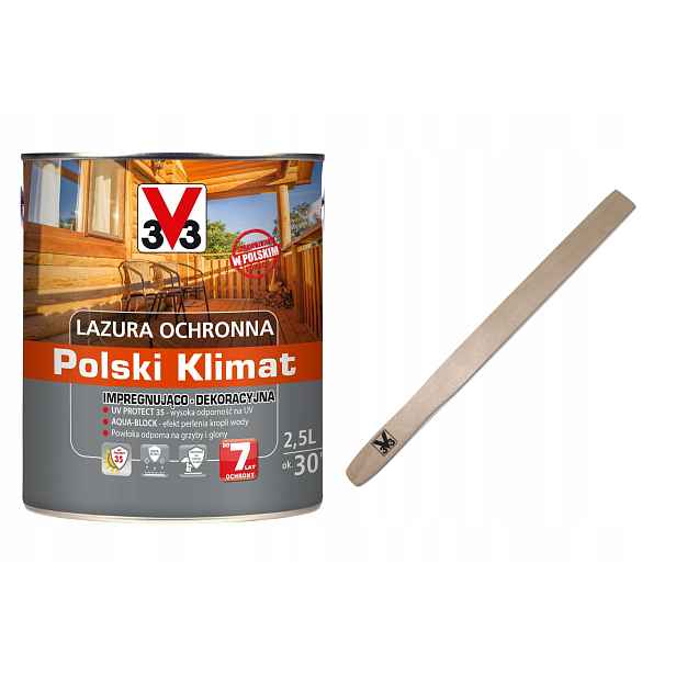 Lazura V33 Polský Klima 7 let 2,5L dárek
