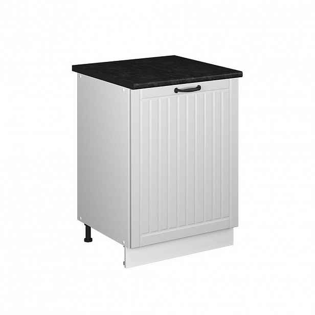 Vicco SPODNÍ SKŘÍŇKA KUCHYŇSKÉ LINKY Fame-Line, Bílý venkovský dům/Bílá, 60 cm 1 dvířka s pracovní deskou