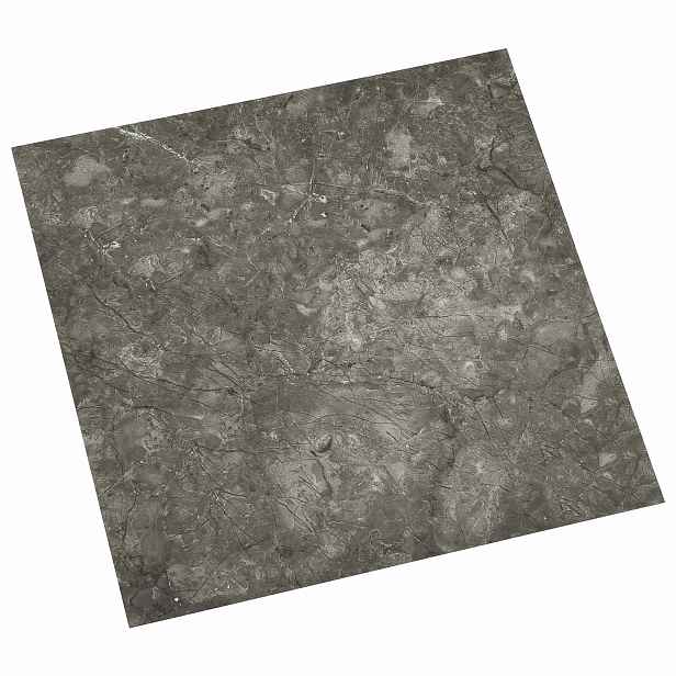 vidaXL Samolepicí podlahová prkna Černá a šedá 30,5 x 30,5 cm 20 ks