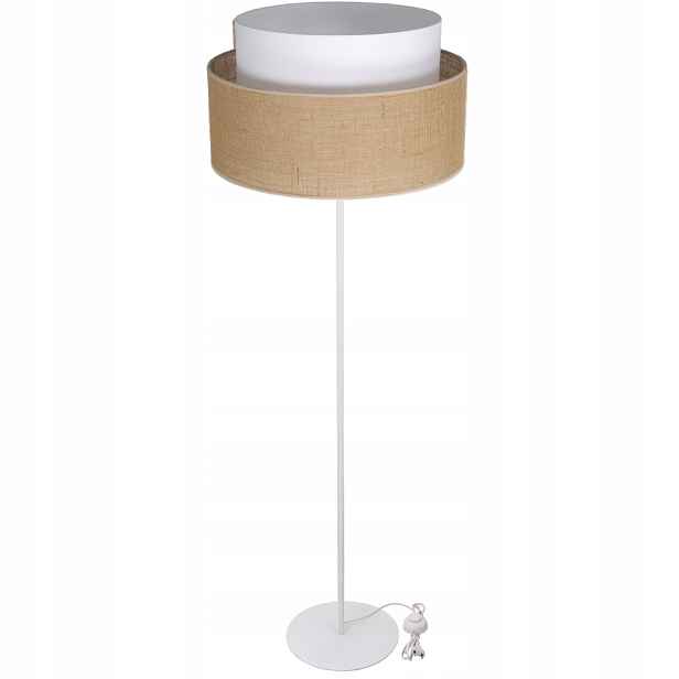 Jutová Boho Stojací Lampa Juta 45 CM, Barva
