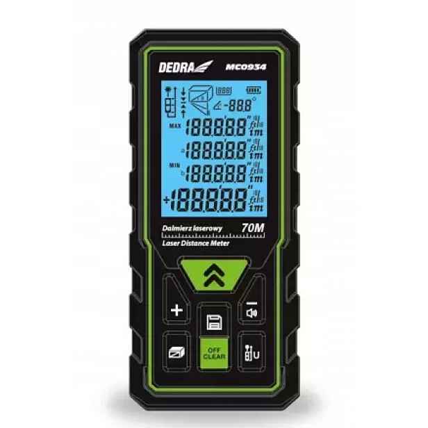 Laserový dálkoměr 50 m Dedra MC0933