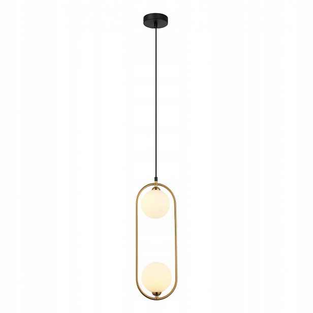 Lupus Závěsná lampa Hnědá Stínidlo Bílá Moderní Vertikální 2xG9 25W IP20
