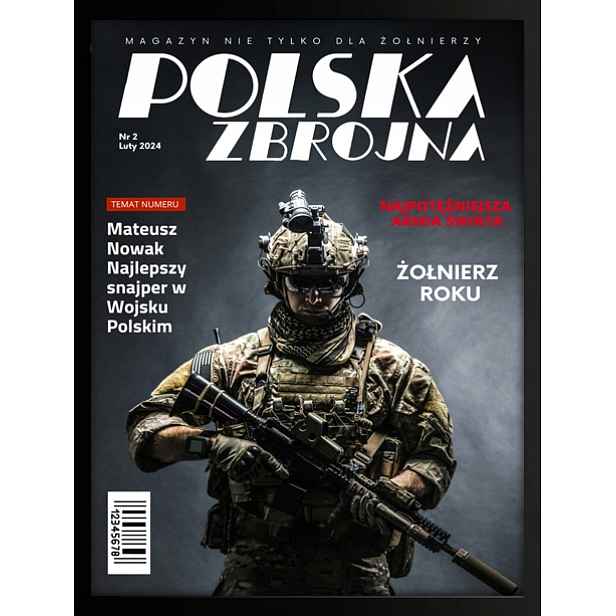Obal pro vojáka časopis Polská ozbrojená dárek armáda plakát 30x20 cm