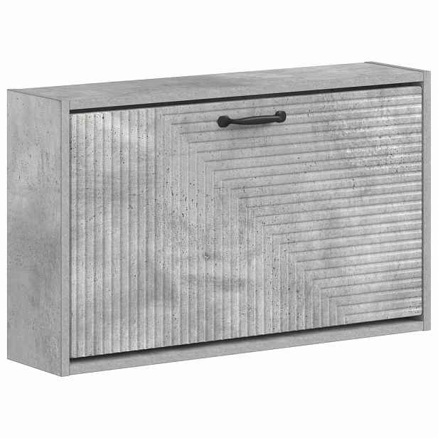 vidaXL Nástěnná skříň na boty HAARLEM 71 x 17 x 43 cm Kompozitní dřevo