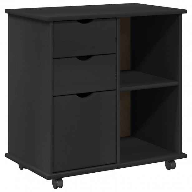 vidaXL Kolejová skříň 63,5 x 39 x 65,5 cm Masivní borovicové dřevo