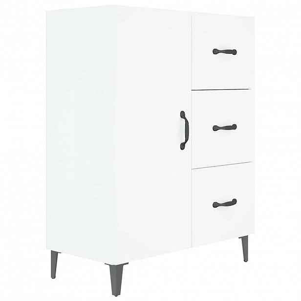 vidaXL Příborník bílý 69,5 x 34 x 90 cm kompozitní dřevo