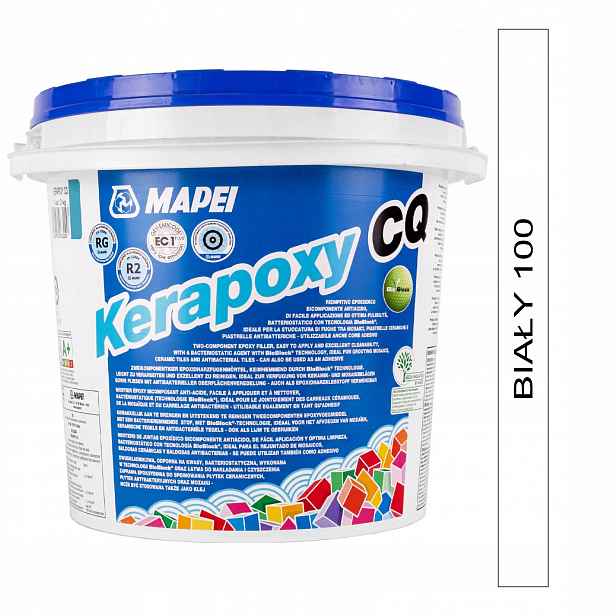 Epoxidová spárovací hmota Mapei Kerapoxy Cq 3kg barva 100 bílá