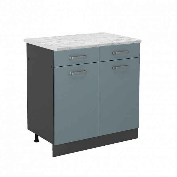 Vicco SPODNÍ SKŘÍŇKA KUCHYŇSKÉ LINKY R-Line Modrošedá 80 cm PD Mramor
