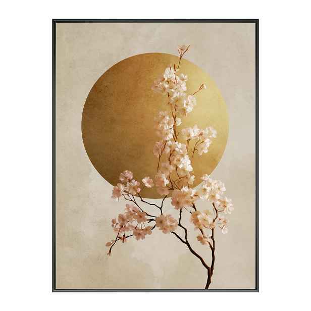 Tištěný obraz s rámem 60x80 cm Cherry Blossoms – Styler