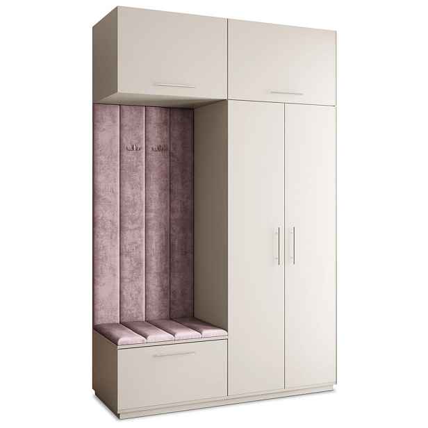 MASSENO MODERNÍ PŘEDSÍŇOVÁ SESTAVA REMA, 150/240/60 cm, kašmírová
