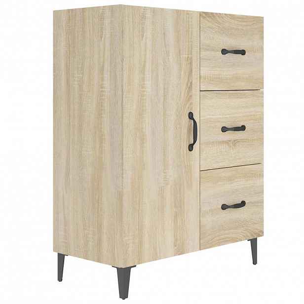 vidaXL Příborník dub sonoma 69,5 x 34 x 90 cm kompozitní dřevo